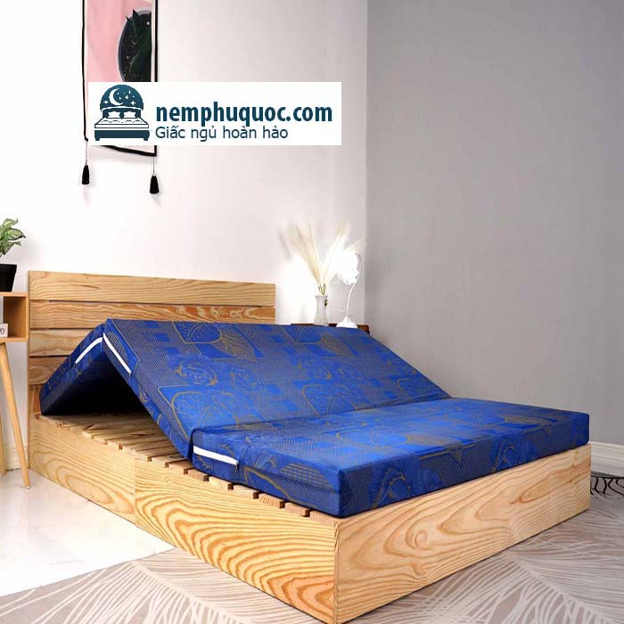 Nệm bông ép Aroma Korea gấp gọn