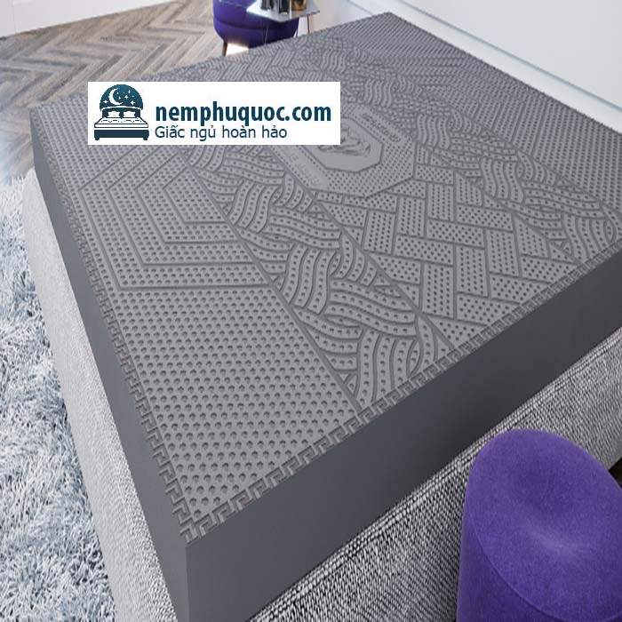 Nệm cao su Kim Cương Biolux 5 Zone thoáng mát