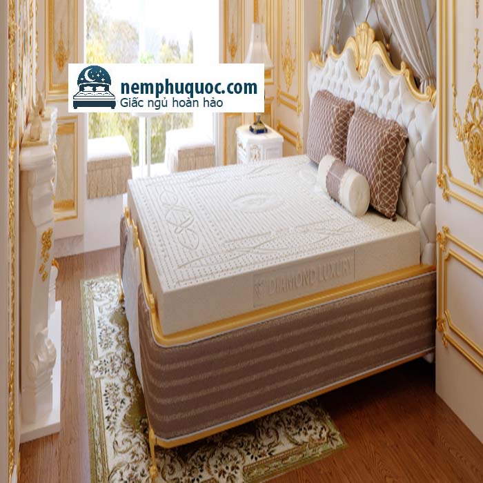 Nệm cao su Kim Cương Diamond Luxury bảo hành 12 năm