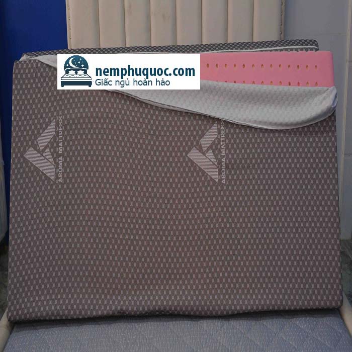 Nệm foam gấp 3 Aroma Luxury bảo hành 10 năm