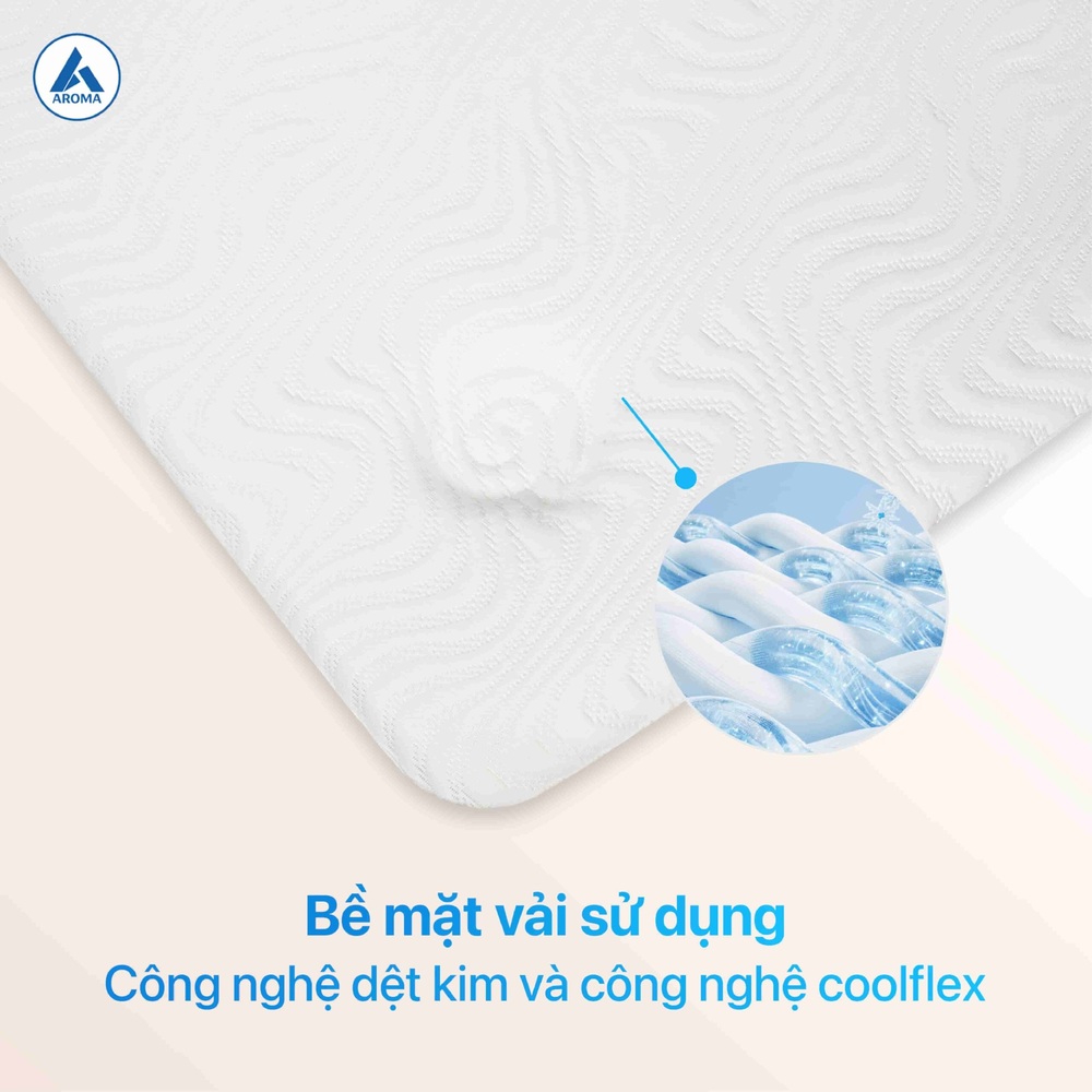 Nệm Lò Xo Aroma Cool Coil 3 Viền Giảm 30% | Nệm Phú Quốc